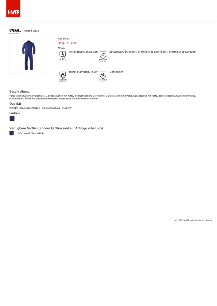 Datenblatt Zertifikat