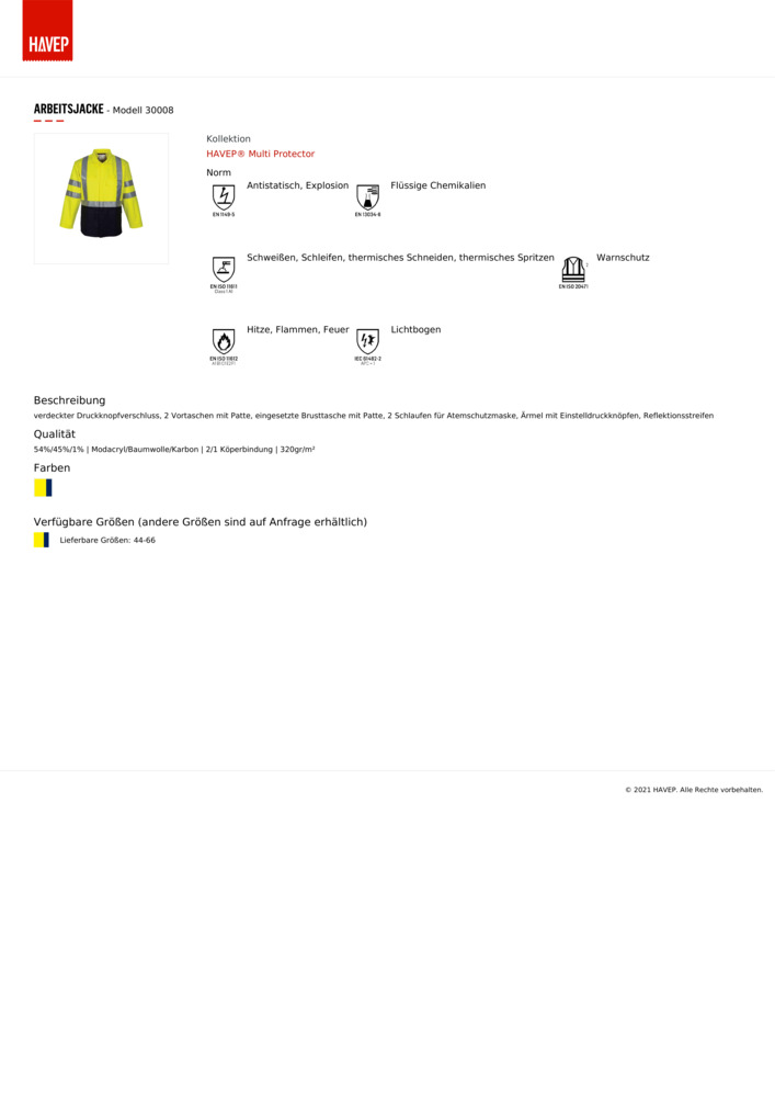 Datenblatt Zertifikat