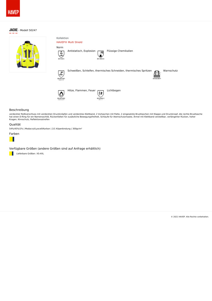 Datenblatt Zertifikat