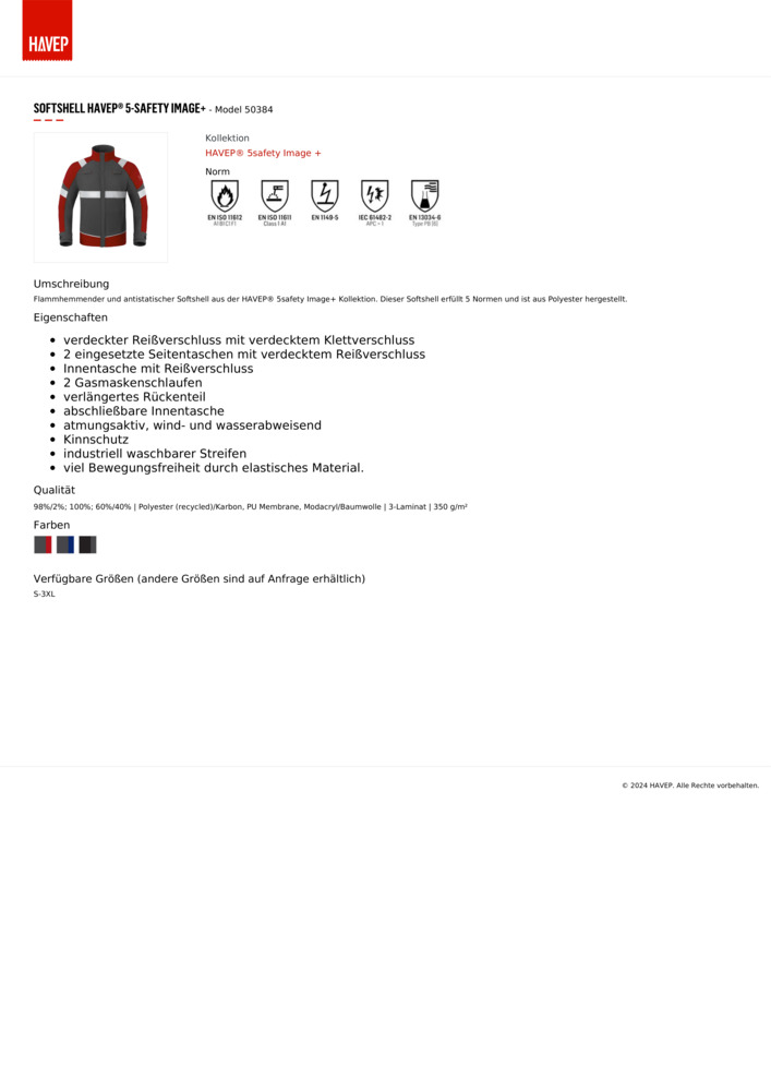 Datenblatt Zertifikat
