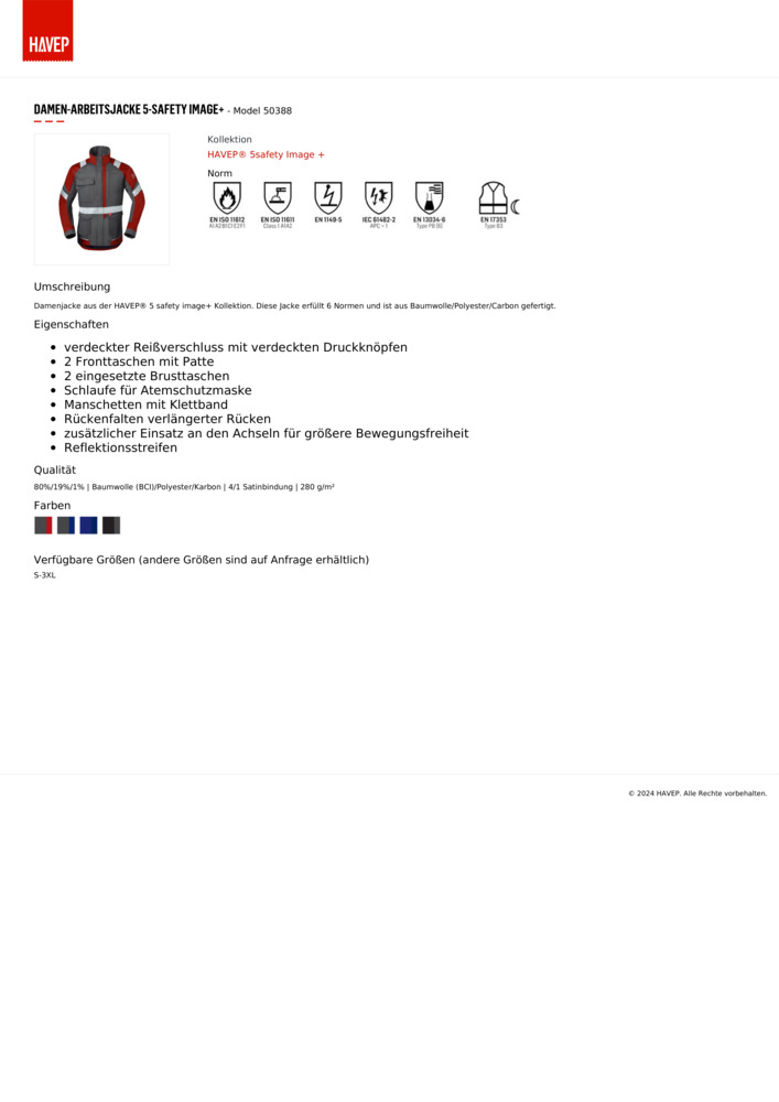 Datenblatt Zertifikat
