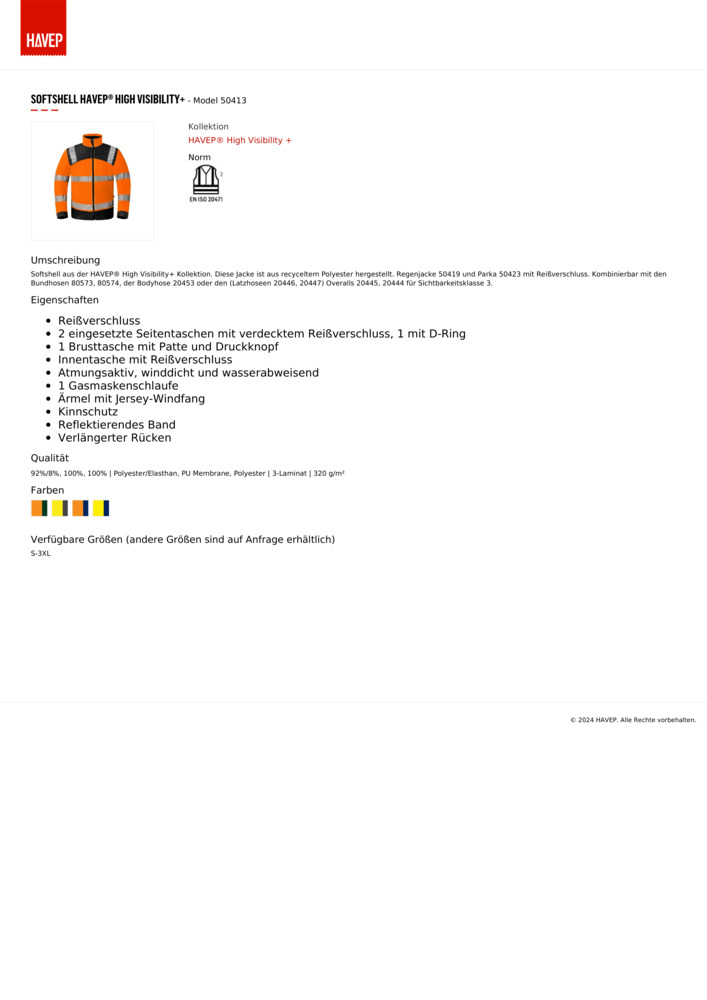Datenblatt Zertifikat