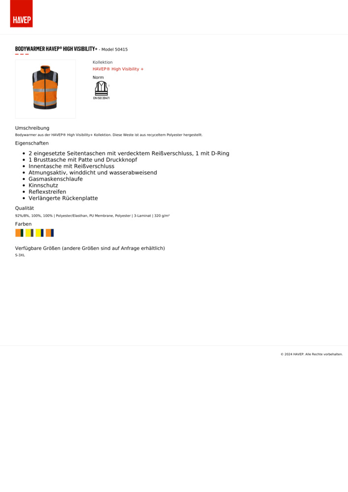 Datenblatt Zertifikat