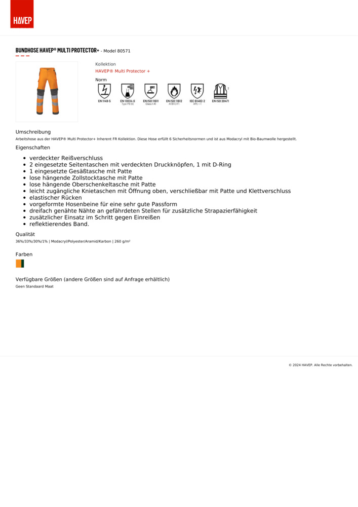 Datenblatt Zertifikat