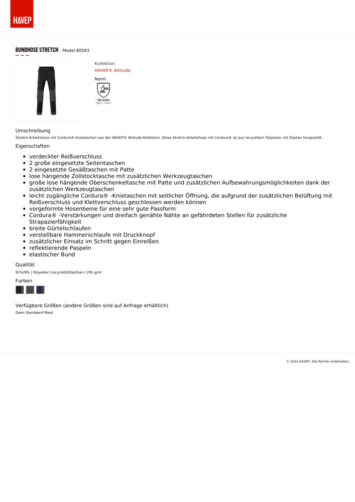 Datenblatt Zertifikat