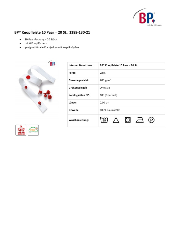 Datenblatt Zertifikat