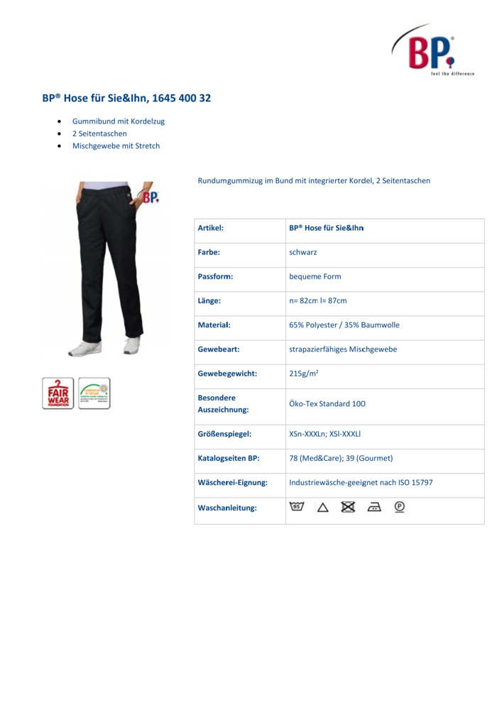 Datenblatt Zertifikat