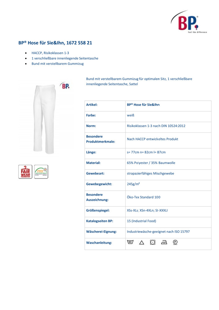 Datenblatt Zertifikat