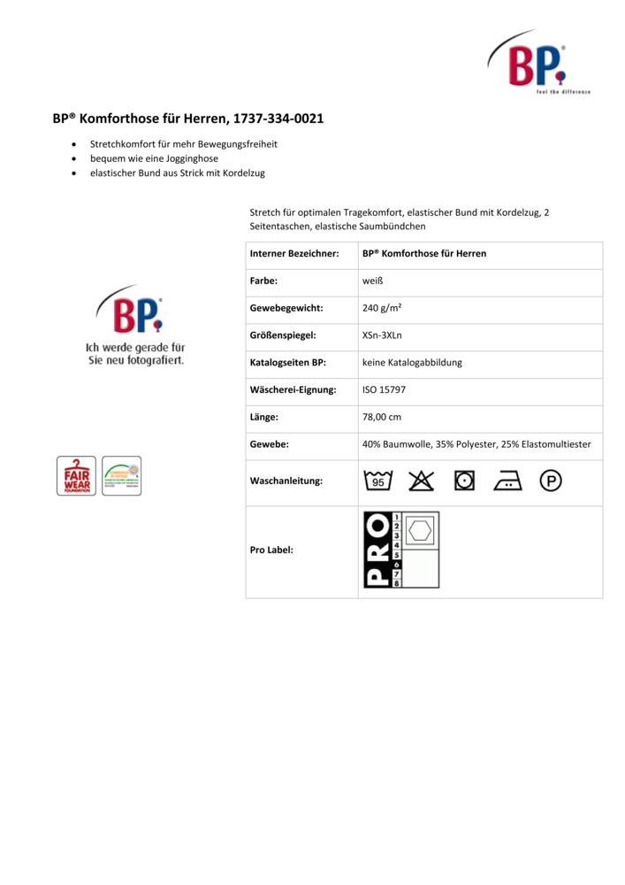 Datenblatt Zertifikat