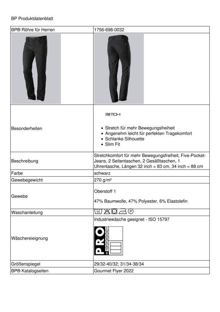 Datenblatt Zertifikat