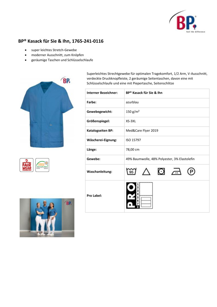 Datenblatt Zertifikat