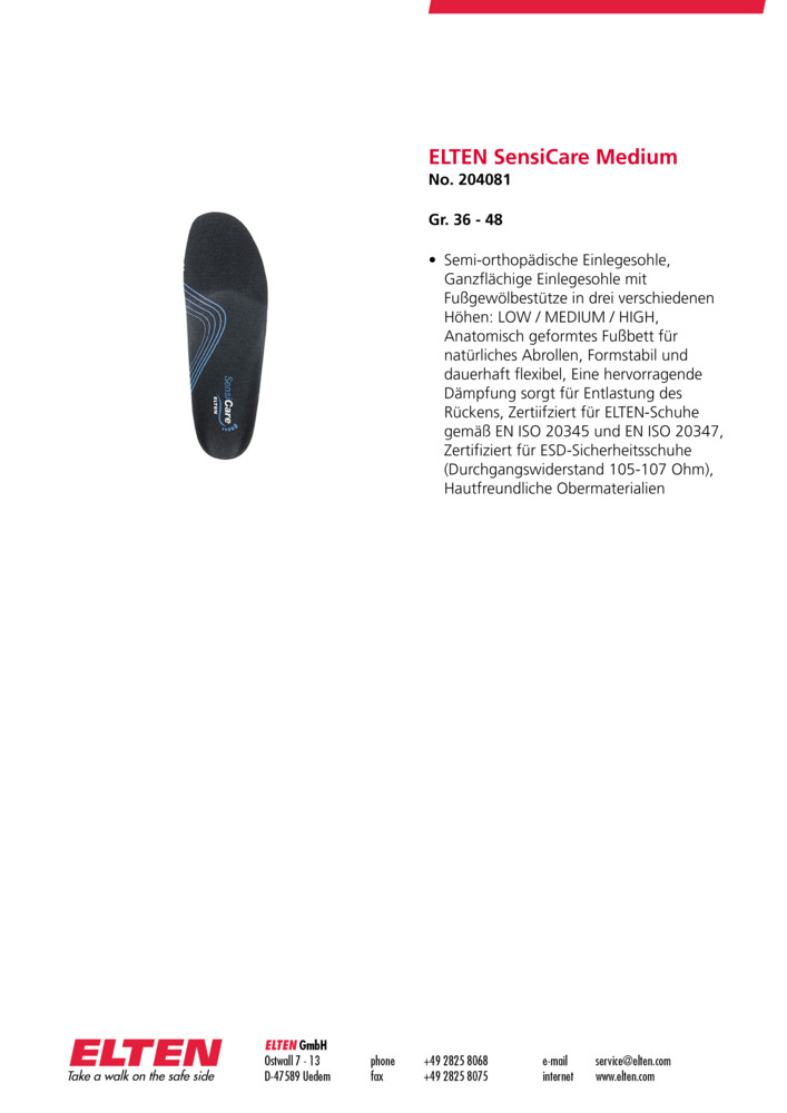 Datenblatt Zertifikat