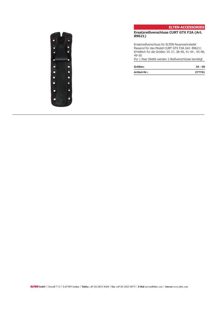 Datenblatt Zertifikat