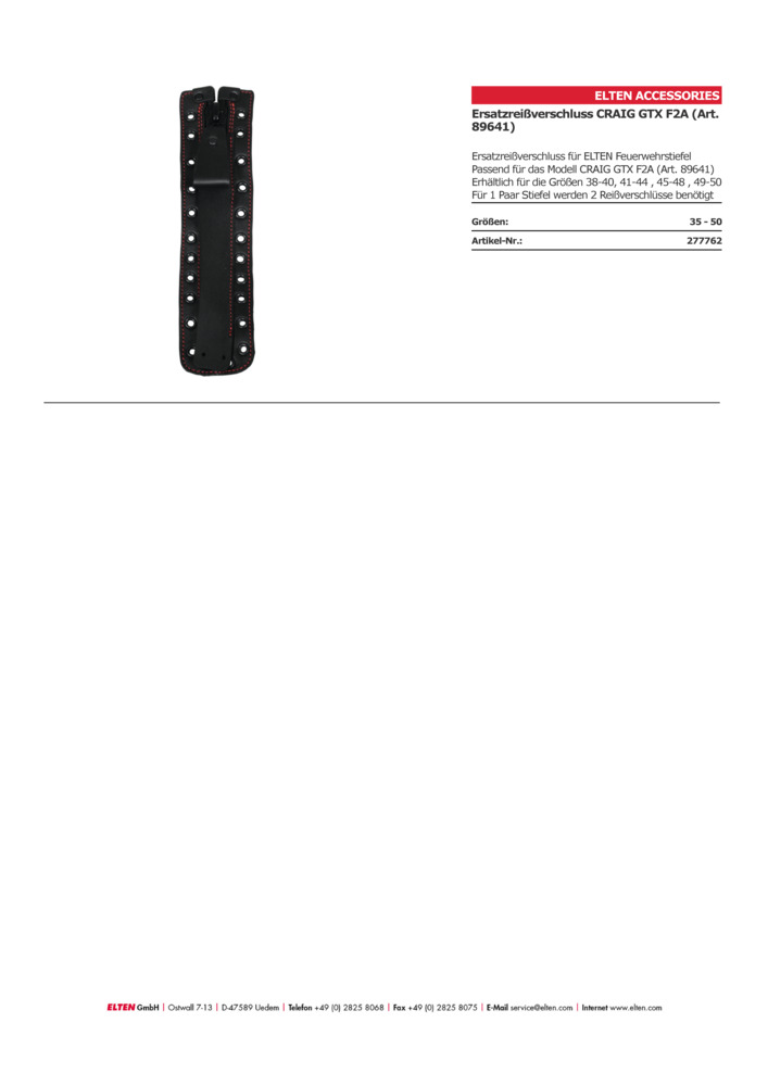 Datenblatt Zertifikat