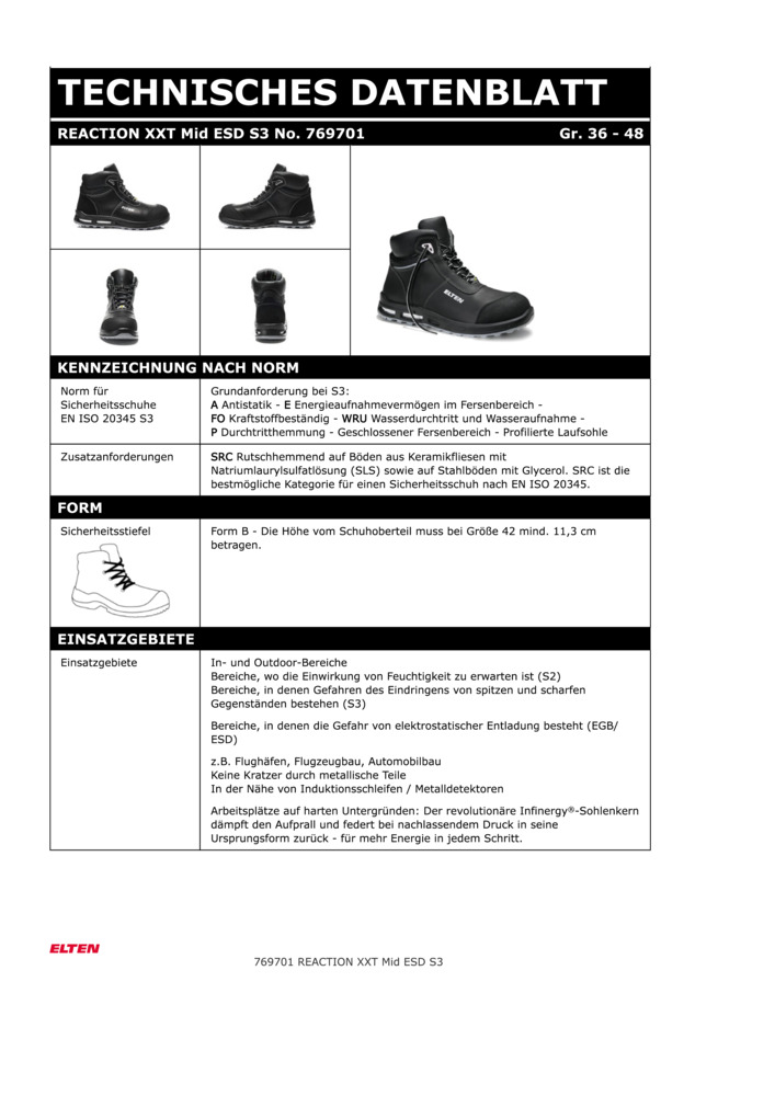 Datenblatt Zertifikat