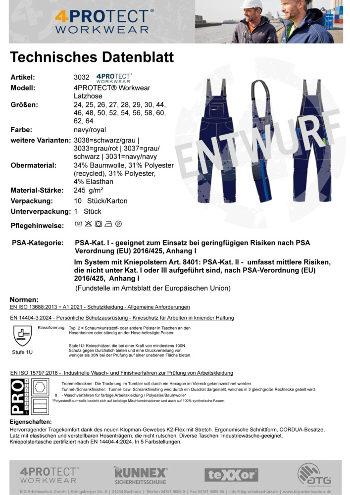 Datenblatt Zertifikat