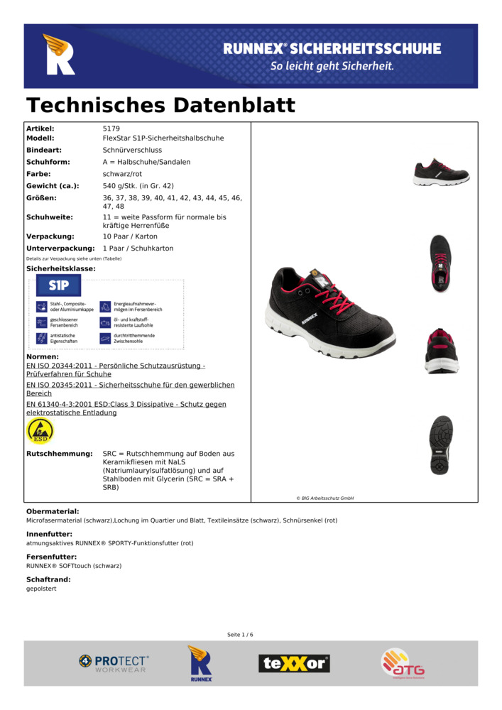 Datenblatt Zertifikat