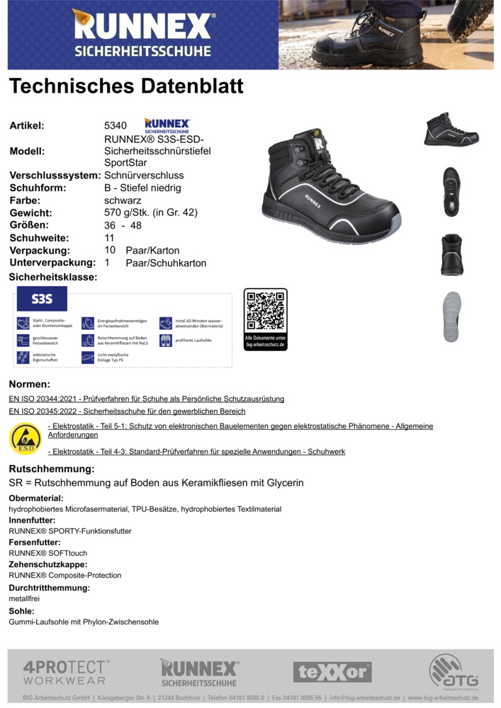 Datenblatt Zertifikat