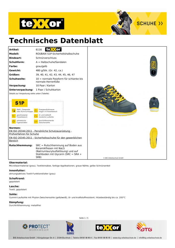 Datenblatt Zertifikat
