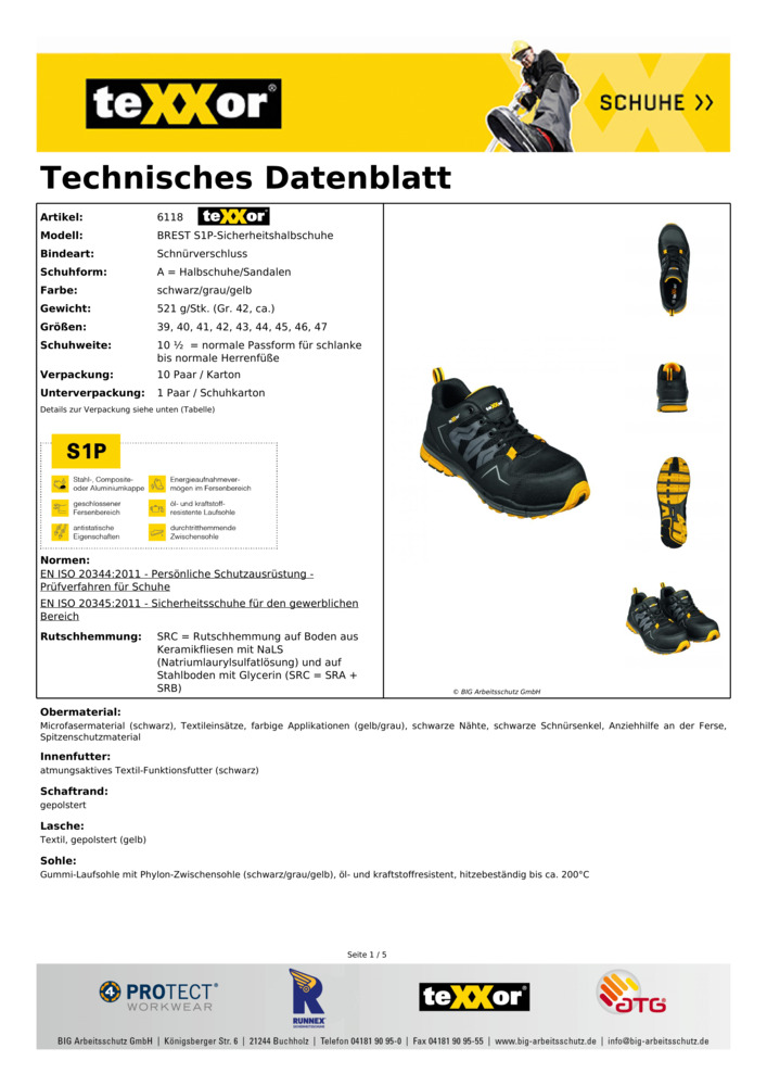 Datenblatt Zertifikat