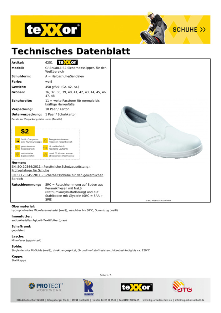 Datenblatt Zertifikat