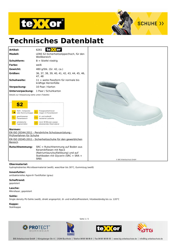 Datenblatt Zertifikat