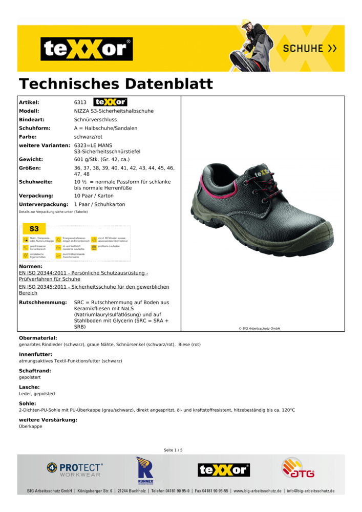 Datenblatt Zertifikat