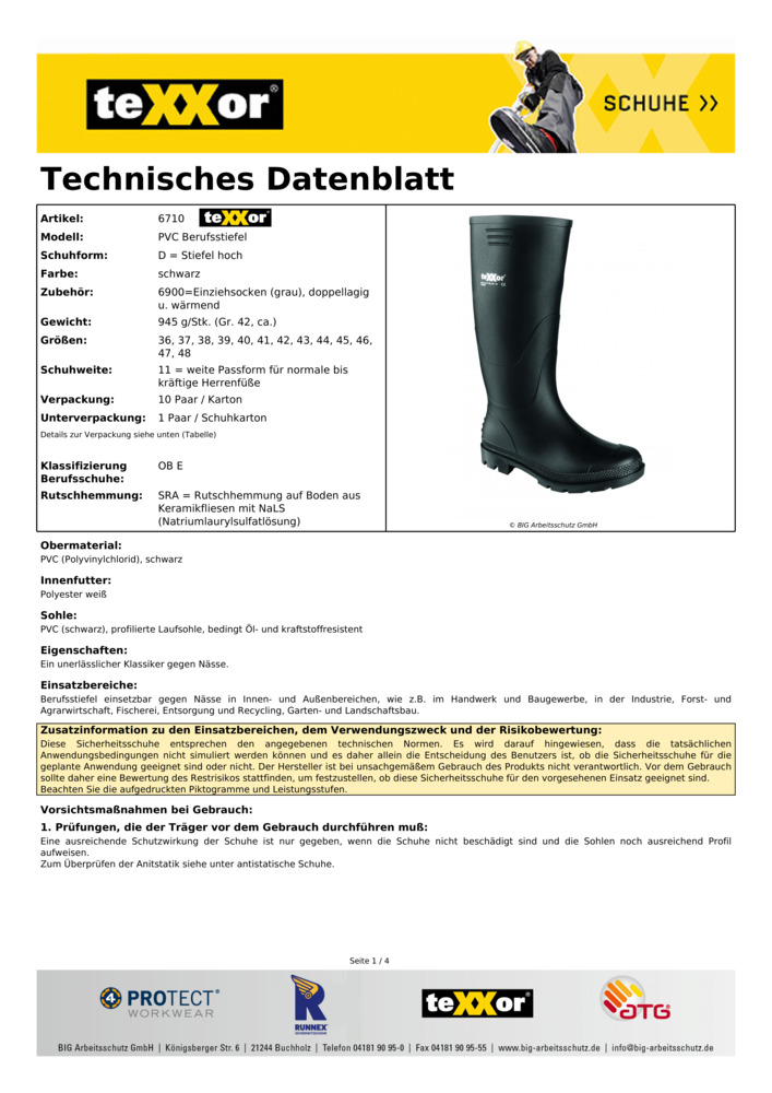 Datenblatt Zertifikat