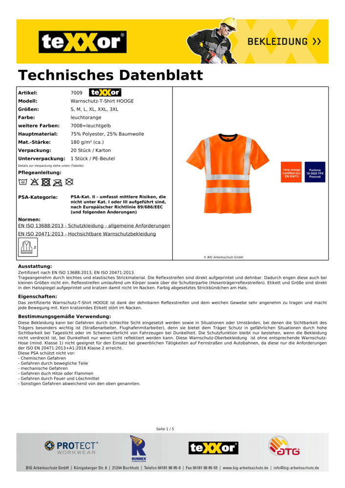 Datenblatt Zertifikat