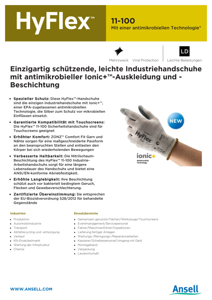 Datenblatt Zertifikat