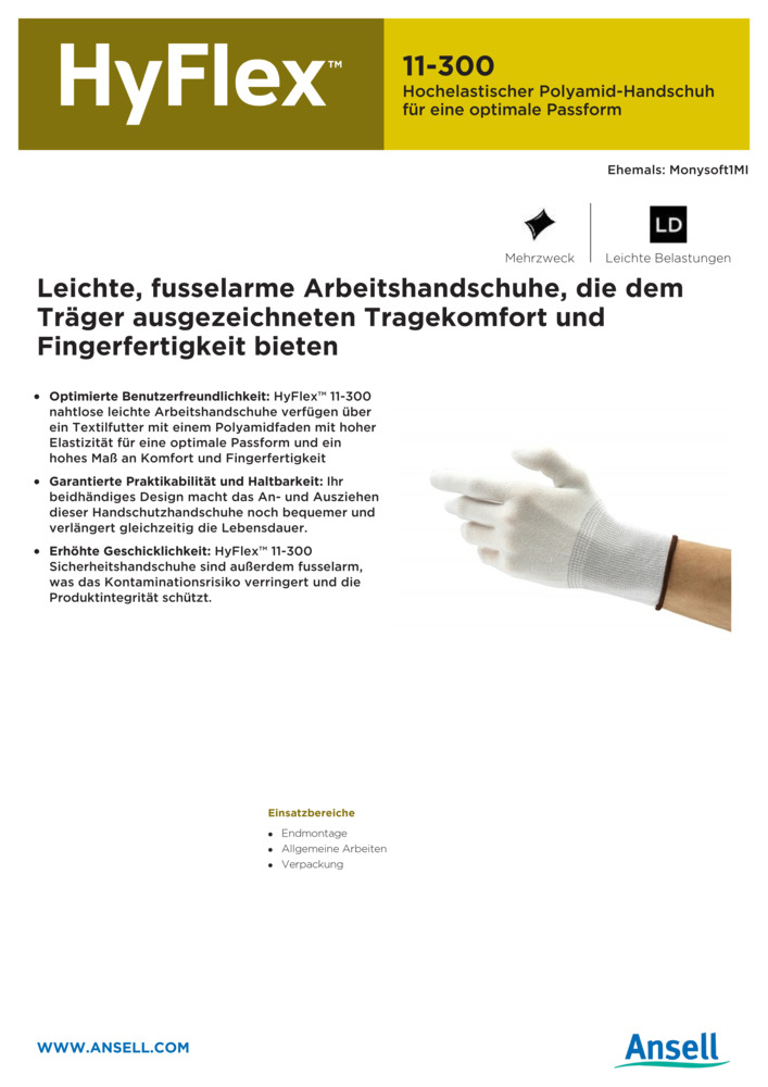Datenblatt Zertifikat