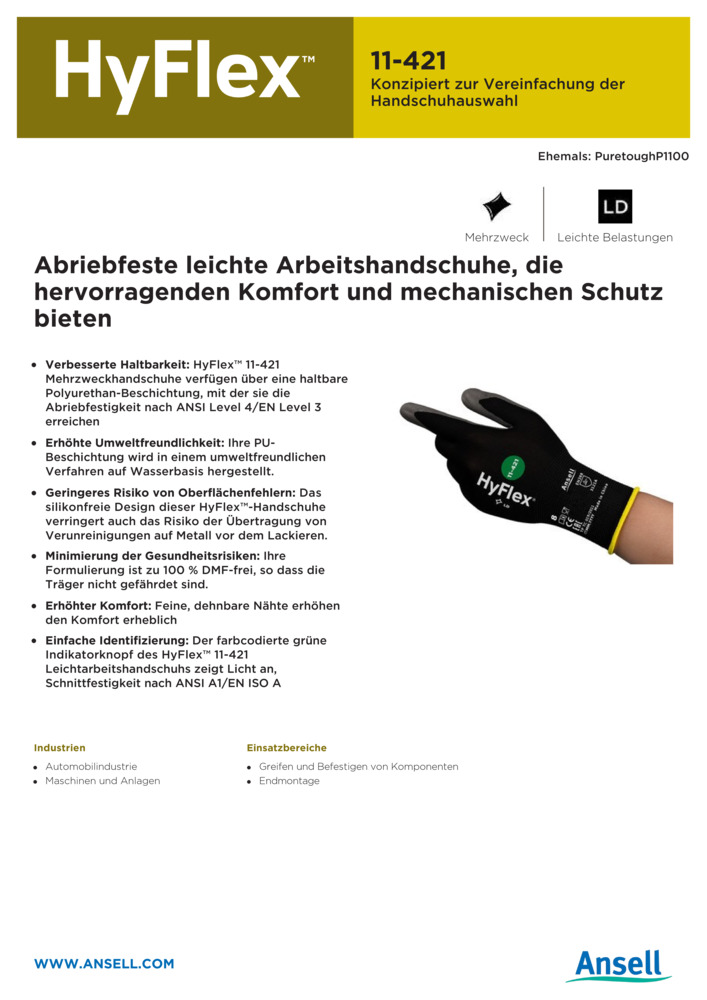 Datenblatt Zertifikat