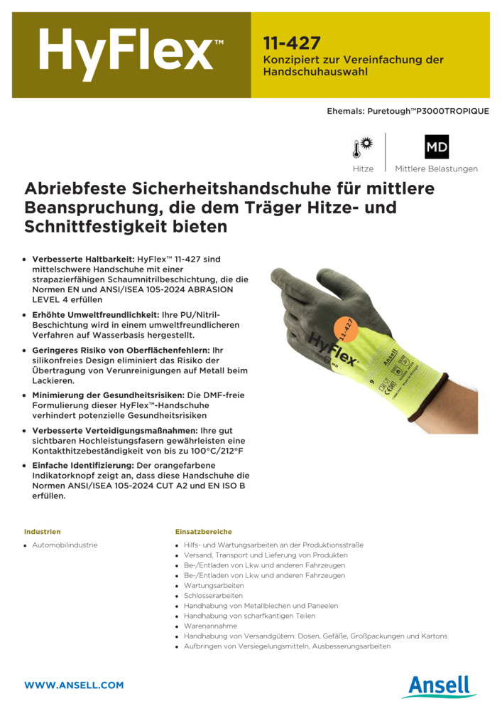 Datenblatt Zertifikat
