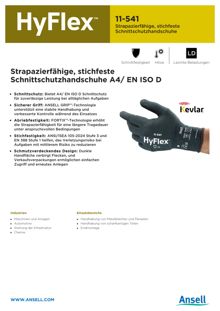 Datenblatt Zertifikat