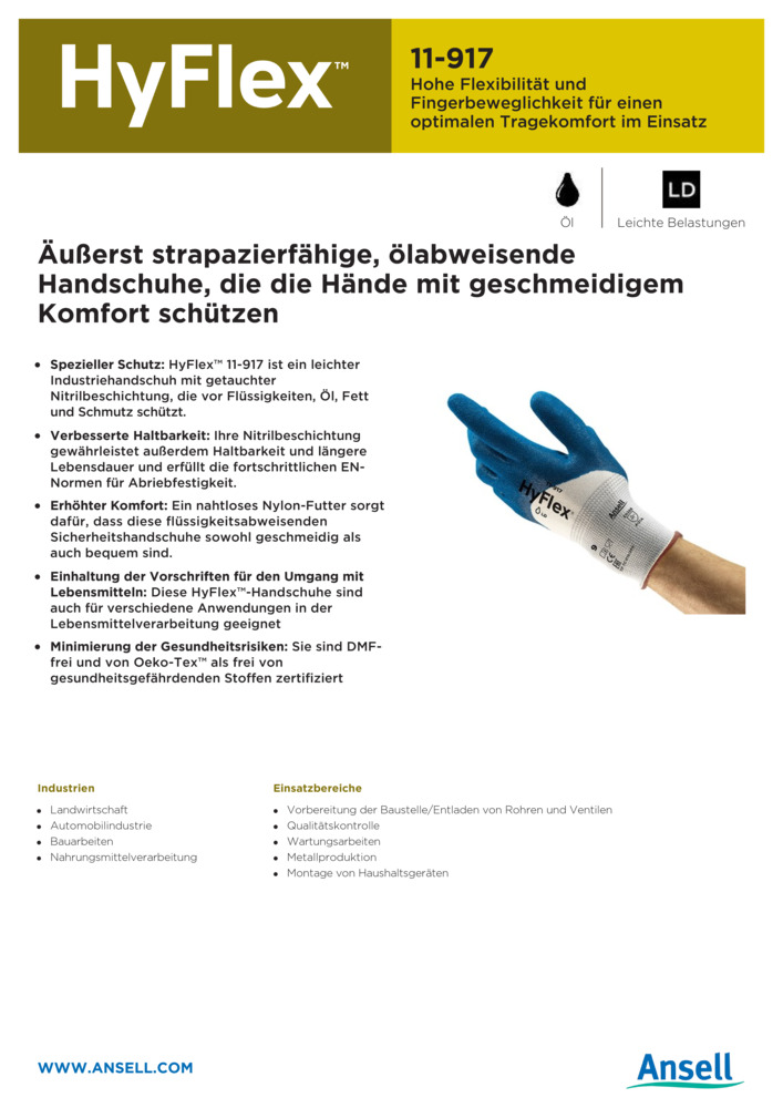 Datenblatt Zertifikat