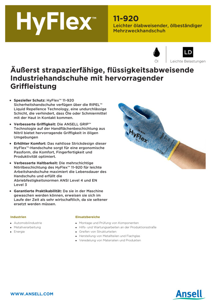 Datenblatt Zertifikat