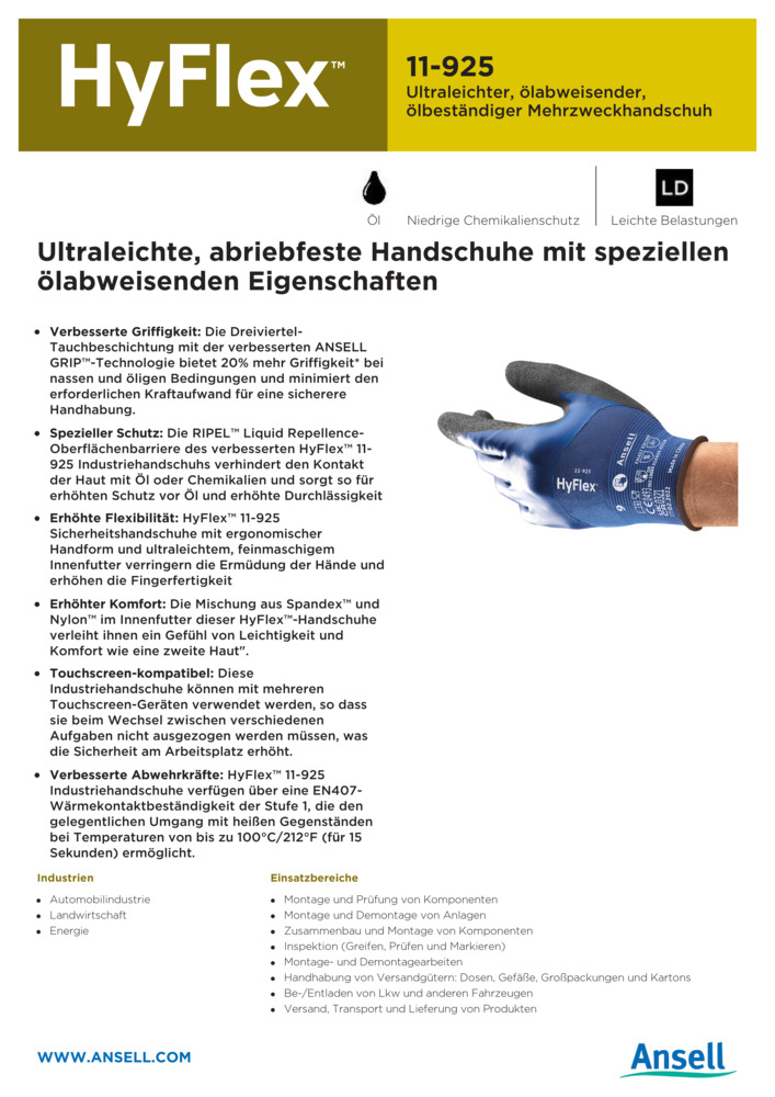 Datenblatt Zertifikat