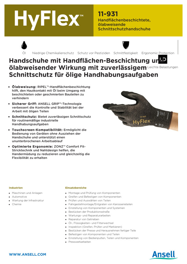 Datenblatt Zertifikat
