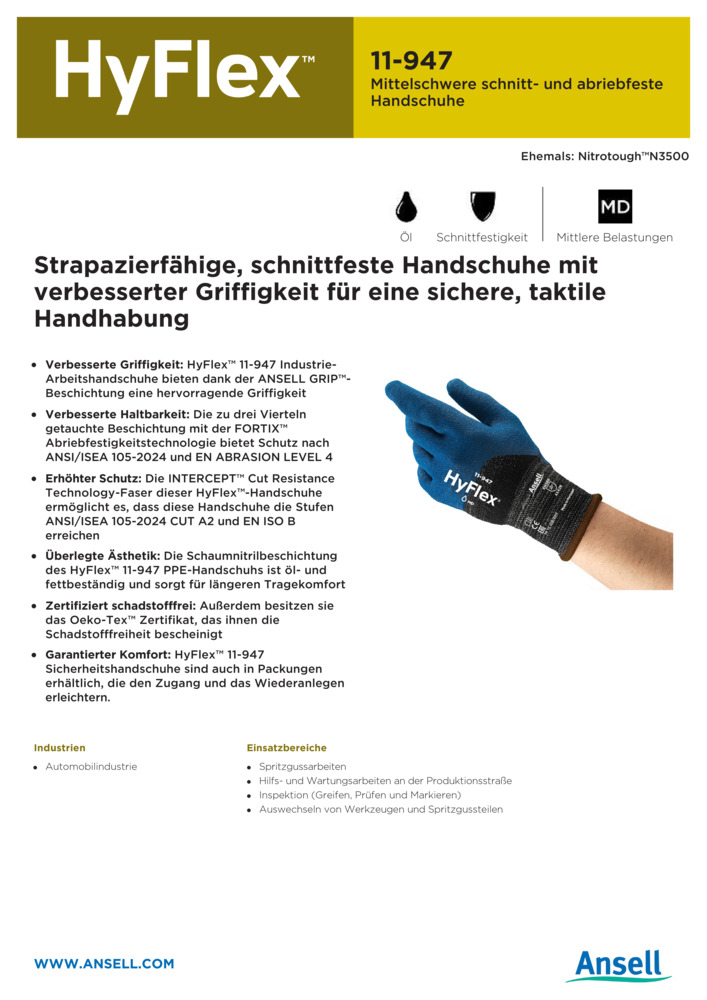 Datenblatt Zertifikat