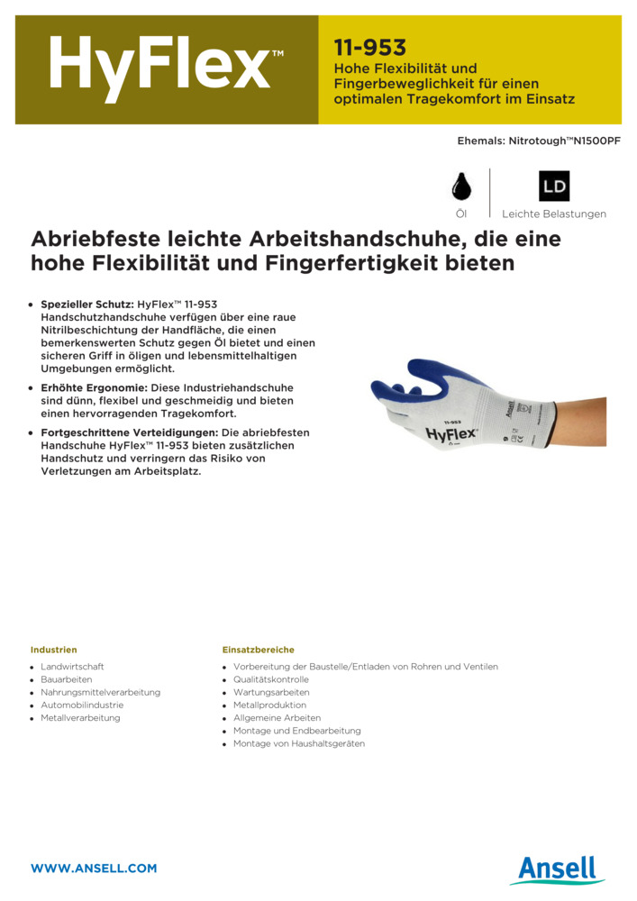 Datenblatt Zertifikat