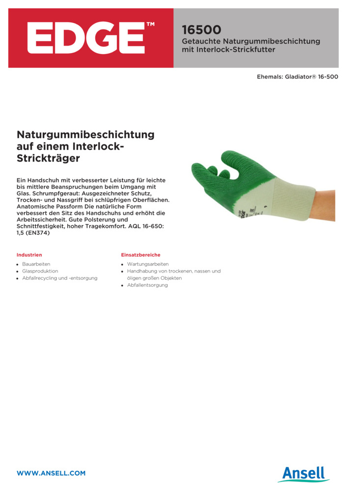Datenblatt Zertifikat