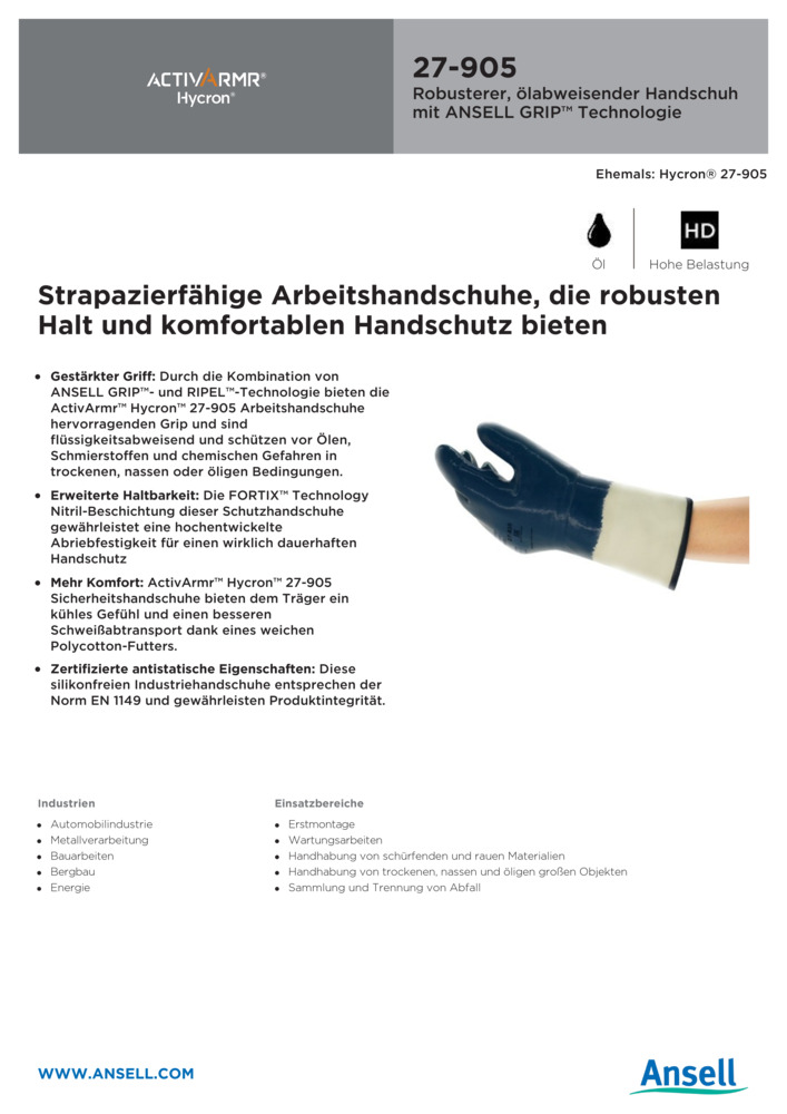 Datenblatt Zertifikat