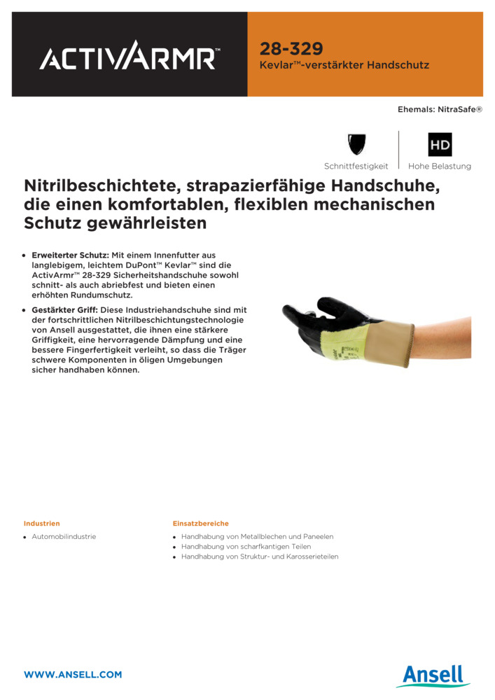 Datenblatt Zertifikat