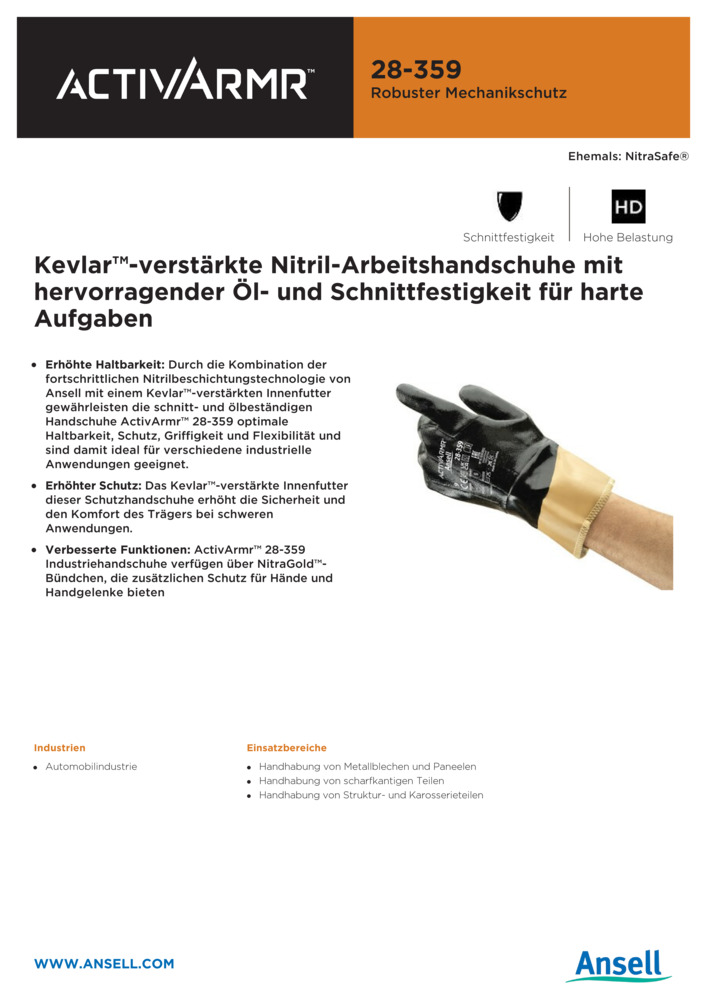 Datenblatt Zertifikat