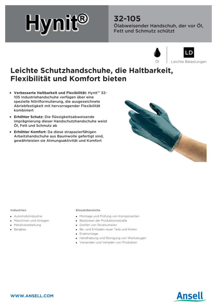 Datenblatt Zertifikat