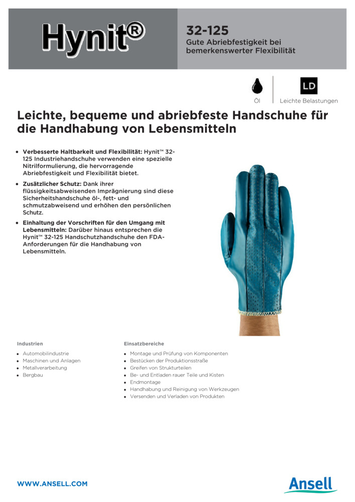 Datenblatt Zertifikat