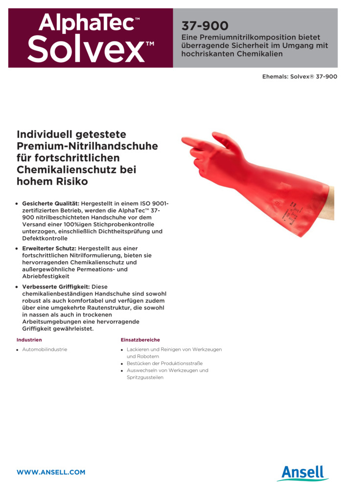 Datenblatt Zertifikat