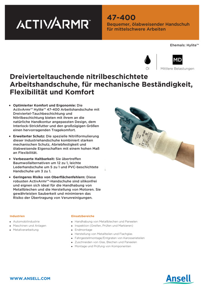 Datenblatt Zertifikat