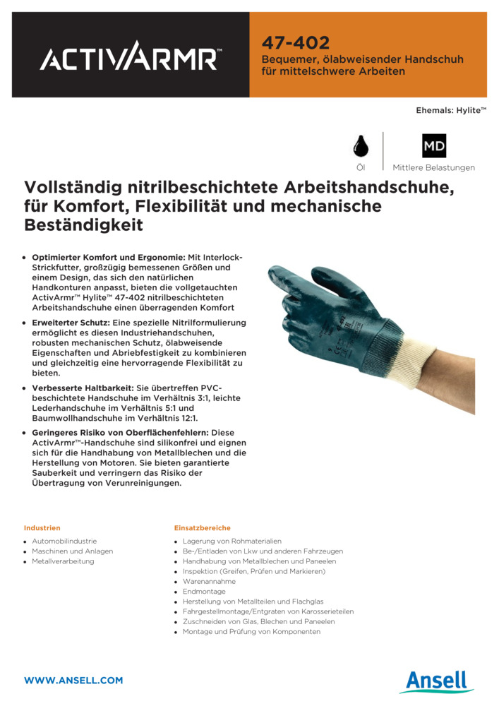 Datenblatt Zertifikat