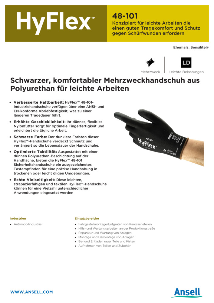 Datenblatt Zertifikat